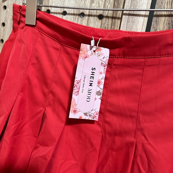 Red Women's Skirt - Picture 4 of 5